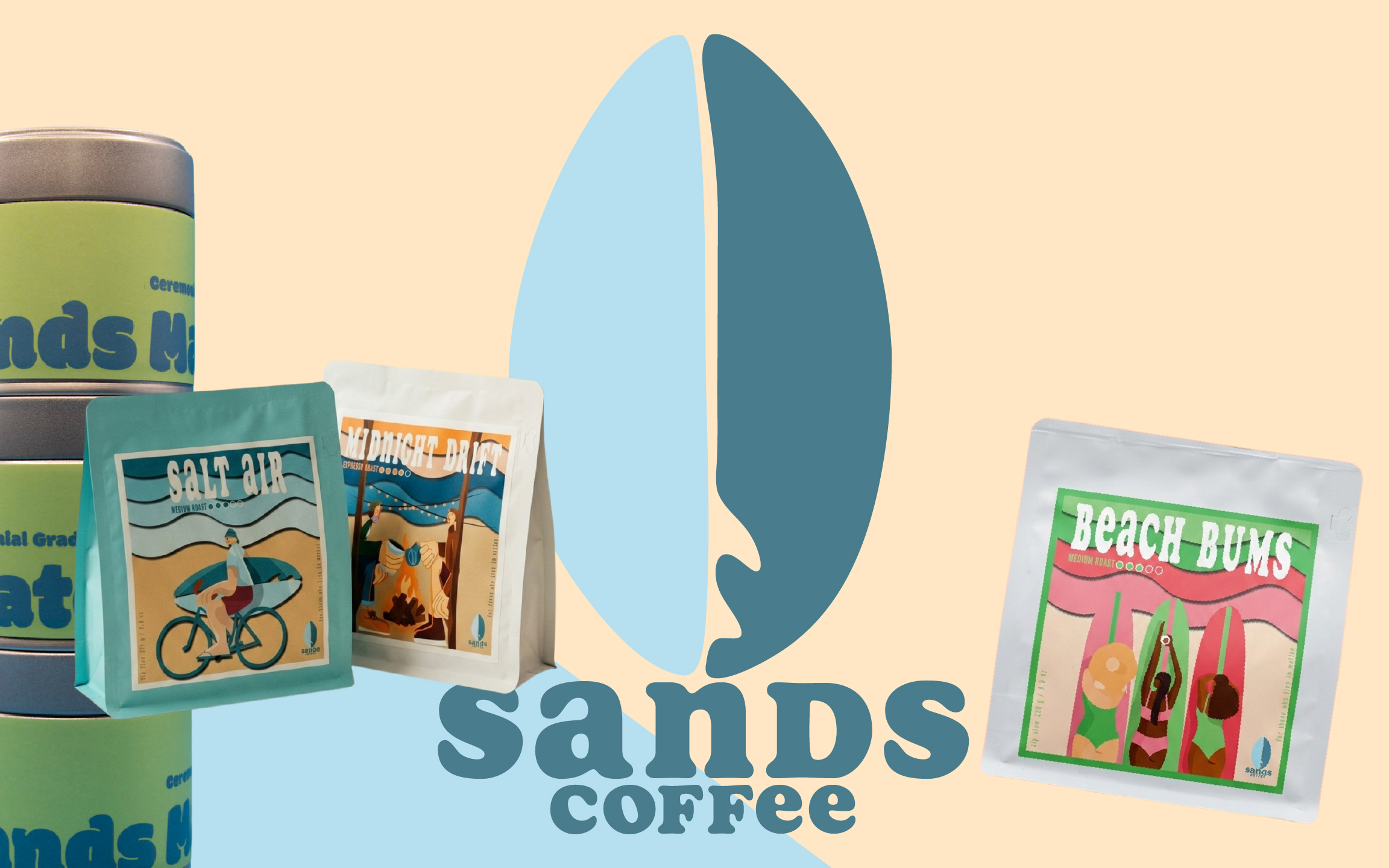 Sands Coffee brand sheet